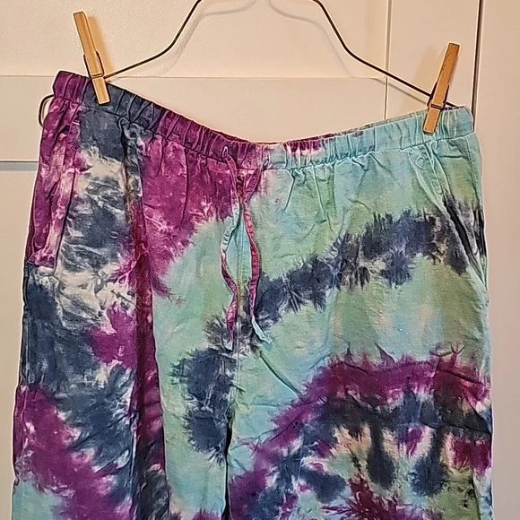 Tie dye Capri pants size L - Picture 5 of 5